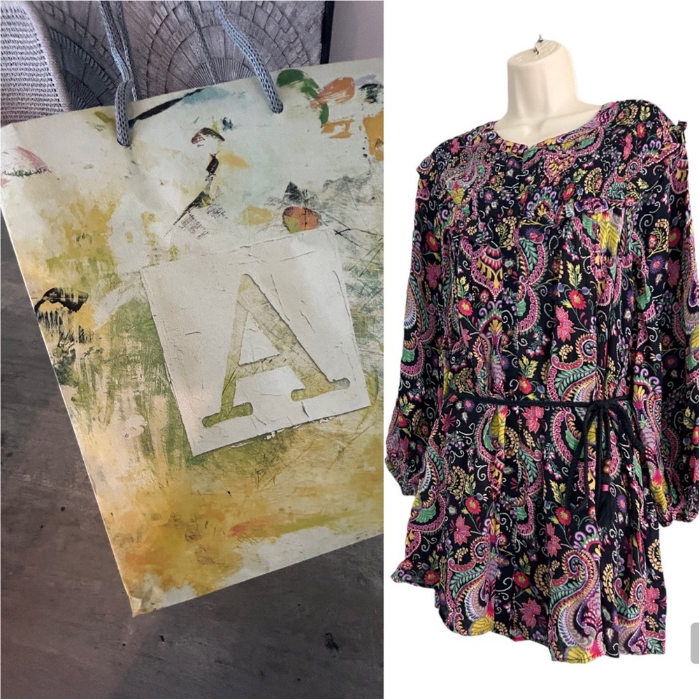 Anthropologie Dress Buttoned Size Small NWT